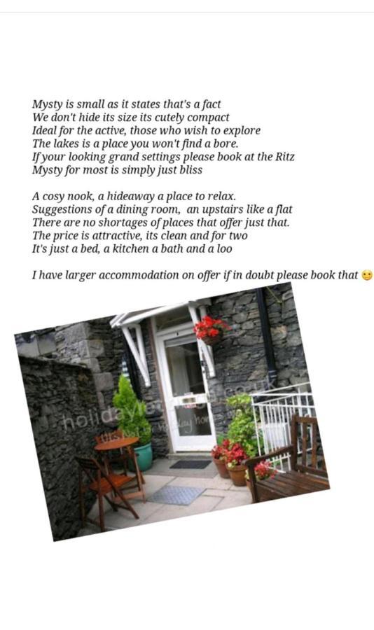 'Mysty' Studio Style Winter Deal On 3 Nights Or More Nov To Mar Windermere Exteriör bild